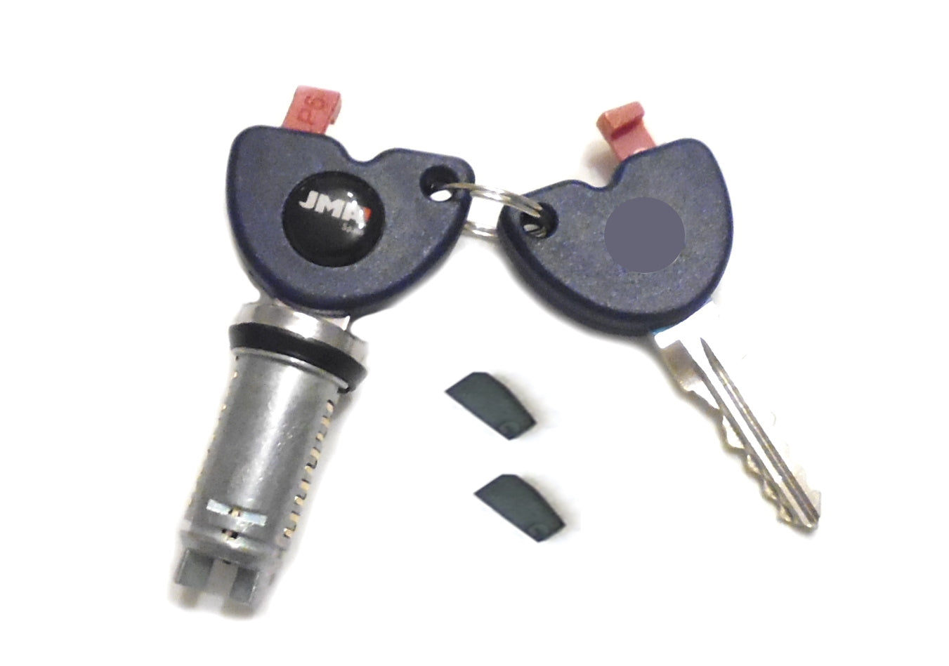Vespa GTS Keys, With Chip Transponder Chips. Lockset and Ignition keys for GTS / GTV / GT