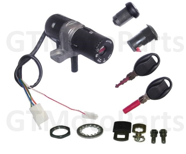 Complete lock set and ignition barrel for the Aprilia Habana including keys