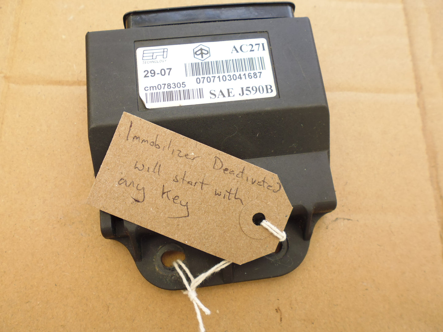 Immobilizer Bypass CDI for the Piaggio Liberty Scooter, CM078305
