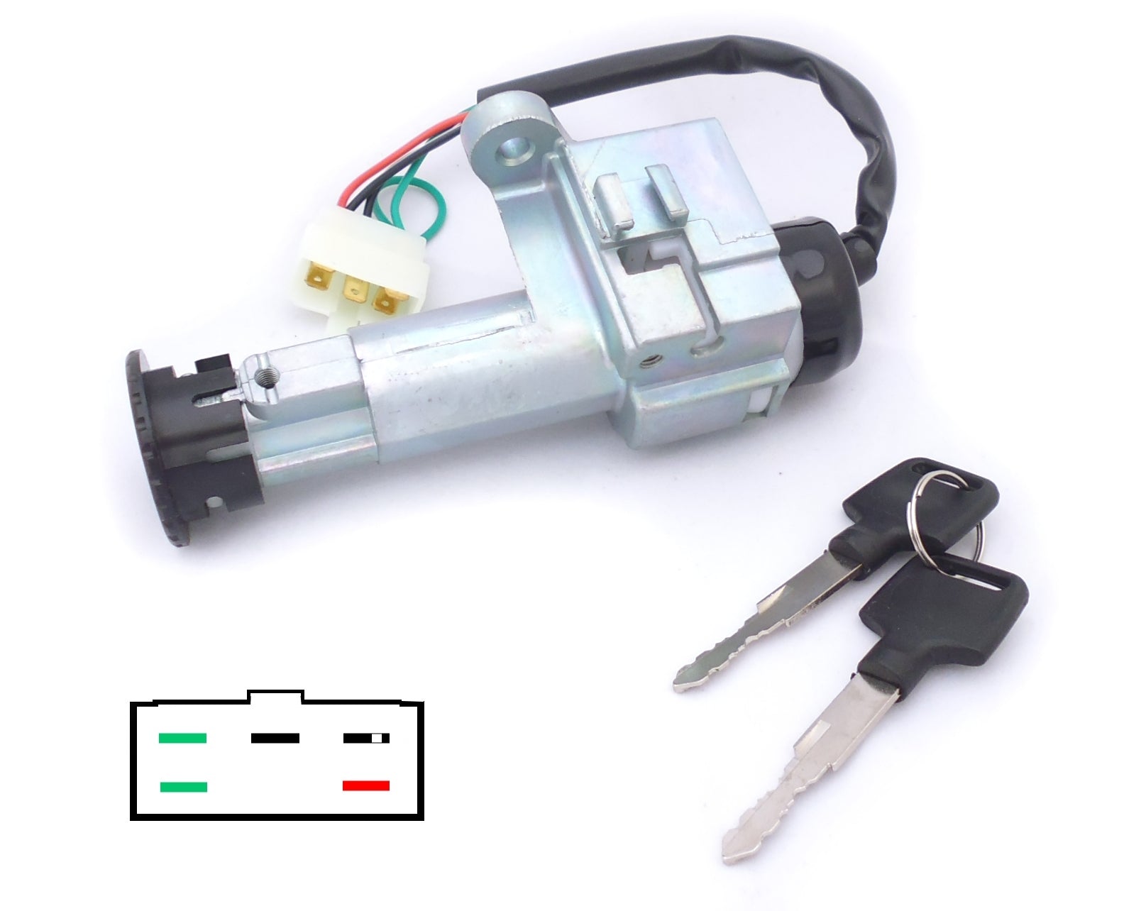 Sym1945 Lock SYM Symply Lock Set & Keys also fits Sym Fiddle, Jet 125 125cc Ignitio